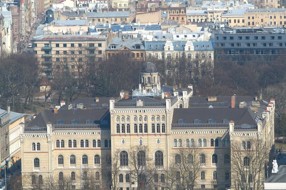 University of Latvia, central building in Riga